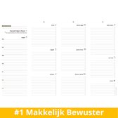 Purpuz Maaltijdplanner - Weekmenu Planner - Menuplanner - Meal Planner - Met Boodschappenlijst - XL A4+ - 55 Weken