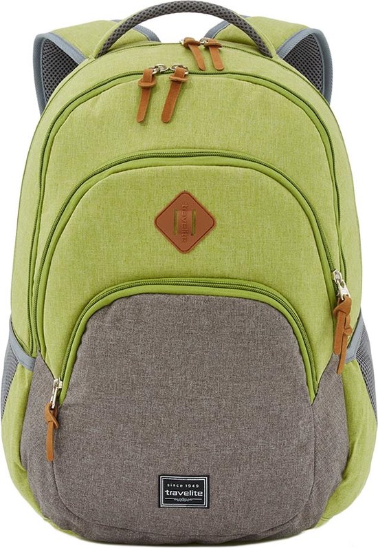 Travelite Basics Backpack Melange green/grey