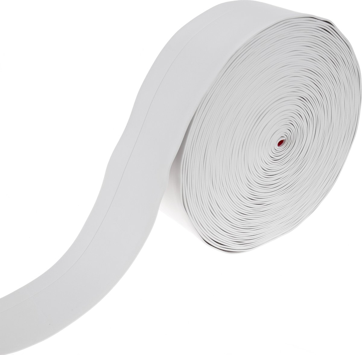 PrimeMatik - Flexibele zelfklevende plint 50 x 20 mm. Lengte 20 m wit