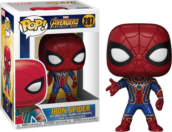 Funko Pop! Avengers Infinity War Iron Spider - #287 Verzamelfiguur - Funko