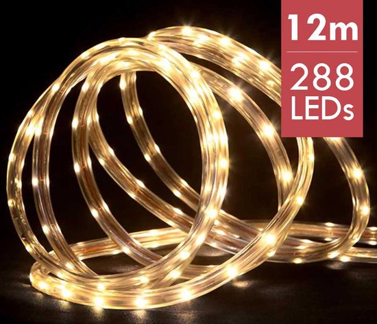 Lichtslang / slangverlichting-12M -met 288 LED lampjes - warm wit licht - RTM Lighting