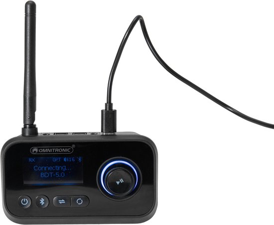 OMNITRONIC BDT-5.0 Bluetooth 5.0 ontvanger audio adapter van OM — afbeelding 5