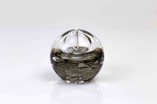 Olielamp met lont - Olielamp glas - Olielamp binnen - Olielampjes voor op tafel - Smoke van Mona Liza — afbeelding 2