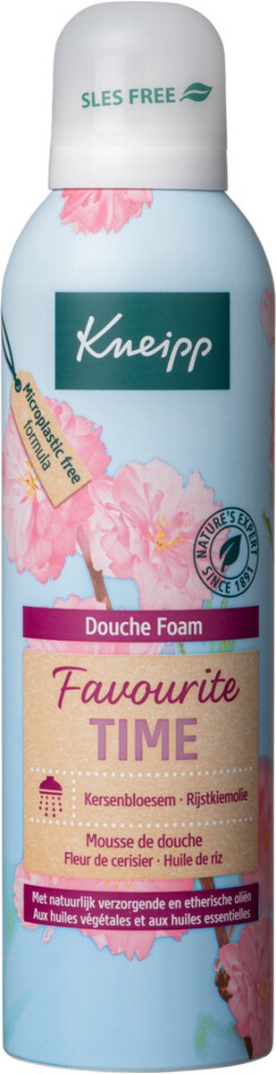 Goedkoopste 6x Kneipp Favourite Time Douche Foam Cherry Blossom 200 ml