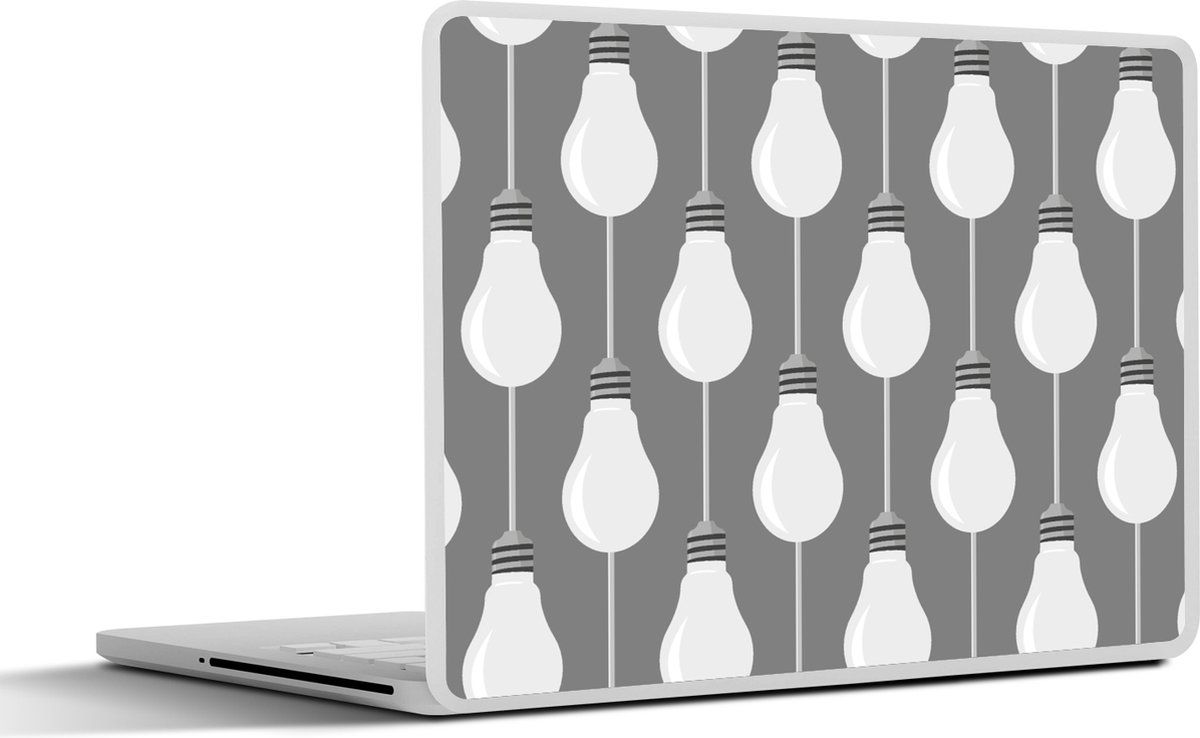 Laptop sticker - 14 inch - Lampen - Patronen - Retro - 32x5x23x5cm - Laptopstickers - Laptop skin - Cover