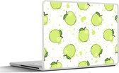 Autocollant pour ordinateur portable - 10,1 pouces - Aquarelle - Pomme - Vert - Motifs - 25x18cm - Autocollants pour ordinateur portable - Skin pour ordinateur portable - Couverture