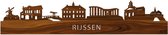 Skyline Rijssen Palissander hout - 100 cm - Woondecoratie - Wanddecoratie - Meer steden beschikbaar - Woonkamer idee - City Art - Steden kunst - Cadeau voor hem - Cadeau voor haar - Jubileum - Trouwerij - WoodWideCities