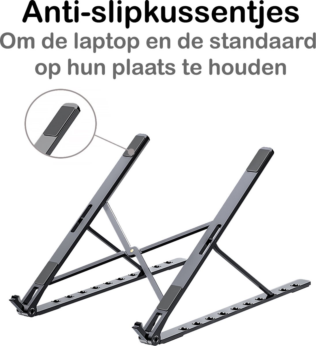 InnovaGoods – Verstelbare Multi-Positie Laptoptafel, Aluminium