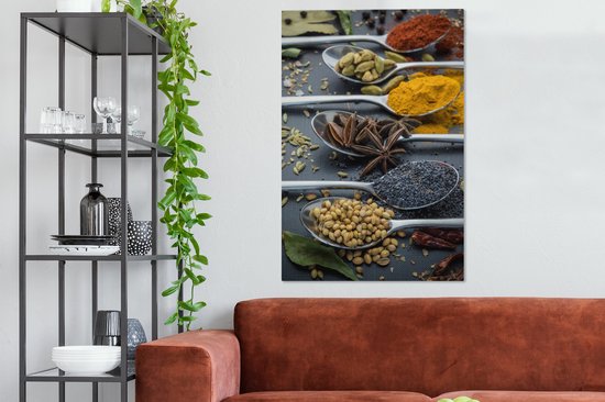 Tableau Cuillère à épices - Décoration murale pour la cuisine