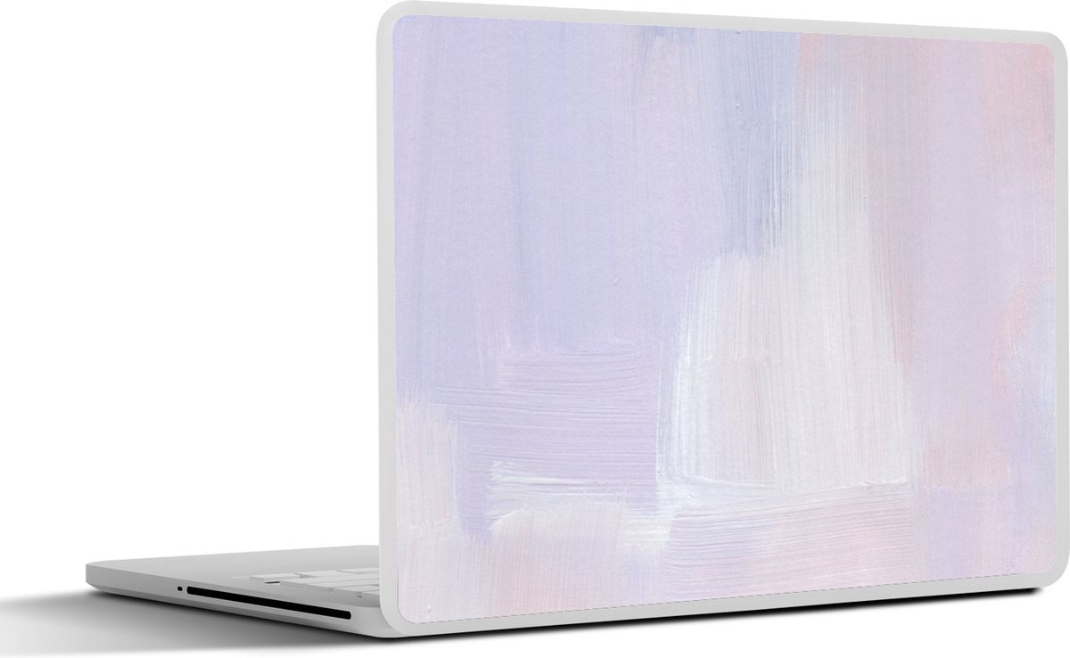 Laptop sticker - 10.1 inch - Pastel - Verf - Design - 25x18cm - Laptopstickers - Laptop skin - Cover