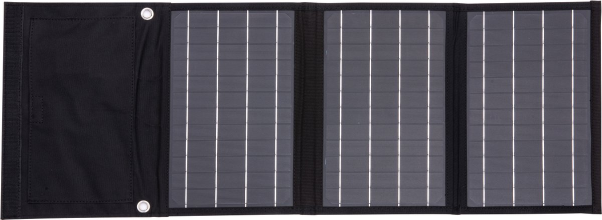 Technaxx TX-207 Zonne-oplaadkoffer - Outdoor - Draagbaar - Opvouwbaar Zonnepaneel - Kamperen - 2xUSB