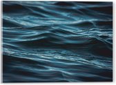 WallClassics - Acrylglas - Rustige Golven op Zee - 40x30 cm Foto op Acrylglas (Met Ophangsysteem)