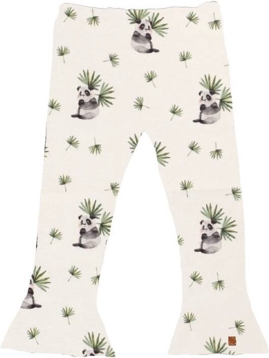 Flared broek panda