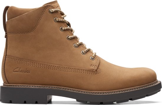 Clarks - Heren schoenen - Craftdale 2 Hi - G - Beige - maat 8,5 | bol.com