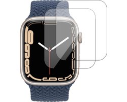 2x Screenprotector geschikt voor Apple Watch SE 44mm 2022 - Full Screen Protector - Gehard Glas