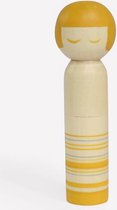 Cohana Kokeshi Doll speldenkussen geel