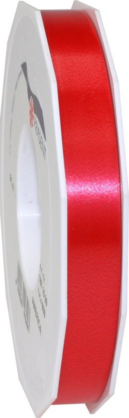 Hobby/déco cadeau de luxe rubans décoratifs rouge/blanc/vert 1,5 cm x 91 mètres