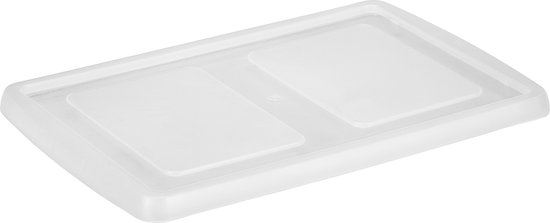 Offene Katzentoilette Netta, 54x39x29 Cm – Einfache Schale Mit Weißem Rahmen, Inkl. Schaufel