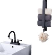 MD Creations ® - Handdoekhouder Zonder Boren - Handdoekstang - 4 handdoekhouder - zelfklevende badhanddoekhouder voor de badkamer - keuken
