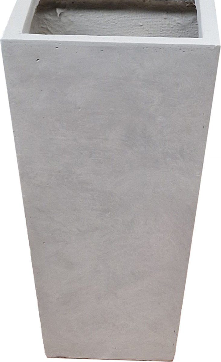 Plantenbak Fiberclay taps Athos 48x48x105 cm Grijs | Athos grijs