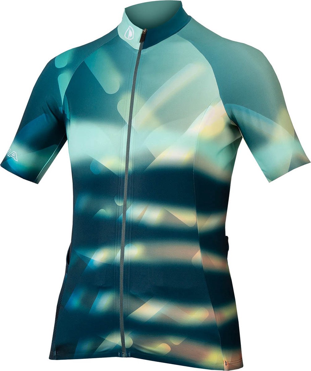 Endura Women's Virtual Texture S/S Jersey LTD - Glacier Blue