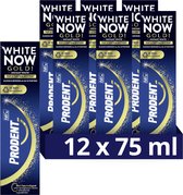 Bol.com Prodent Whitening Now Gold Tandpasta - 12 x 75 ml - Voordeelverpakking aanbieding