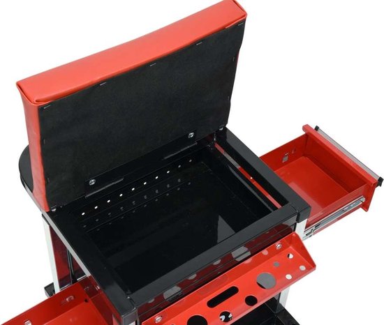 Zipper ZI-MHK2 Montagehocker und Rollbrett, Grün, 430x390x110 Zipper ZI-MHK2 Montagehocker und Rollbrett, Grün, 430x390x110