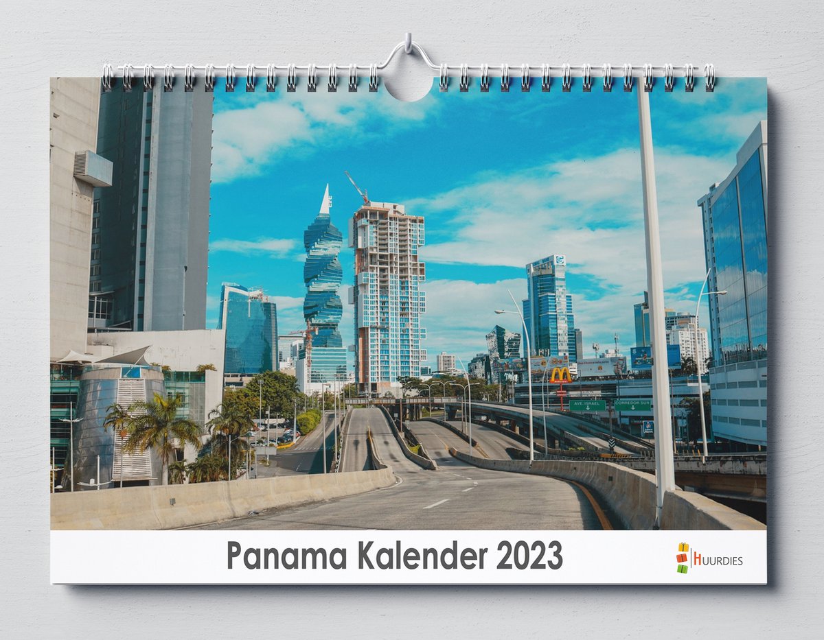 Panama kalender 2023 | 35x24 cm | jaarkalender 2023 | Wandkalender 2023