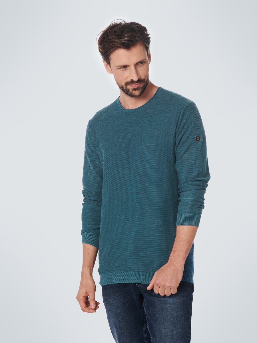 No Excess Mannen Pullover Rook Blauw S