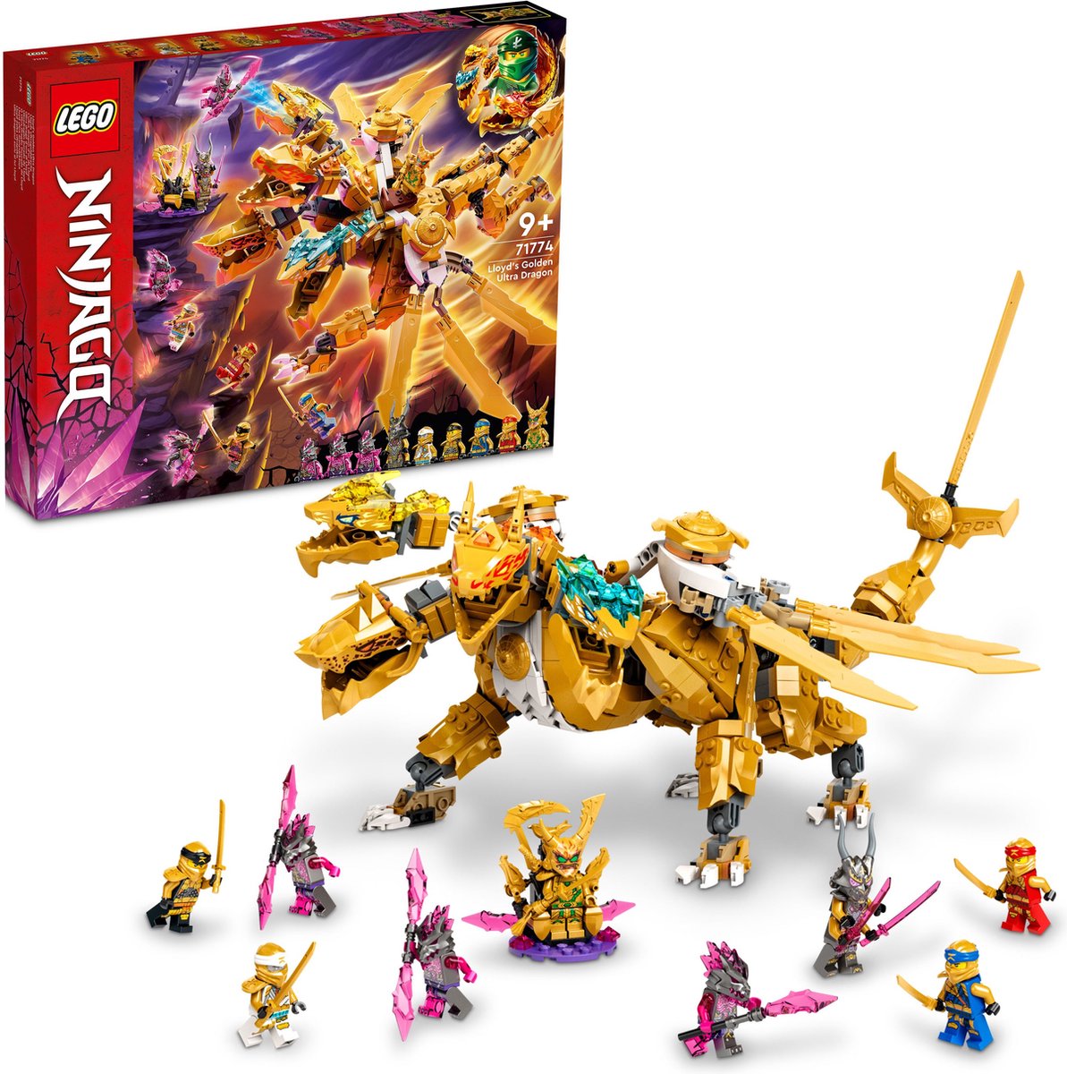 LEGO NINJAGO Lloyds Gouden Ultra Draak - 71774 — afbeelding 5