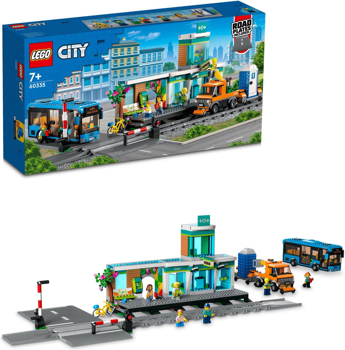 LEGO - 7997 - Jeu de construction - LEGO City - La gare : : Jeux  et Jouets