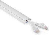 Guide-câbles Nedis - Tube - 1500 mm - 1 pièce - Épaisseur maximale du câble : 12 mm - PVC - Wit