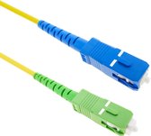 BeMatik - Câble fibre optique SC/ PC vers SC/ APC monomode simplex 9/125 de 25 m OS2
