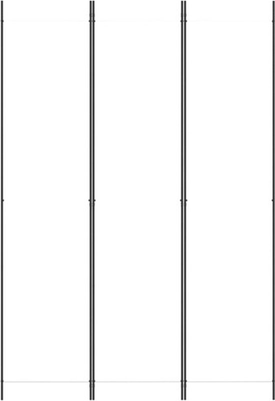 vidaXL Séparateur de pièce 3 panneaux 150x220 cm Blanc