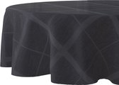 Wicotex-Tafellaken-Tafelkleed-Tafellinnen Lys zwart 140cm rond