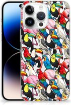 Leuk TPU Backcase Geschikt voor iPhone 14 Pro Max Telefoon Hoesje Birds