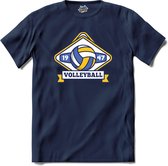 Volleybal sport - T-Shirt - Heren - Navy Blue - Maat S
