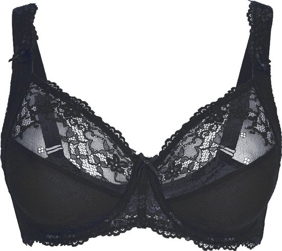 LingaDore - Daily Full-Coverage BH Zwart - maat 90B - Zwart