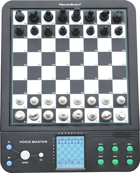 Elektronisch Schaakbord - Met Magnetische Schaakstukken - Schaakcomputer -  8 in 1... | bol.com