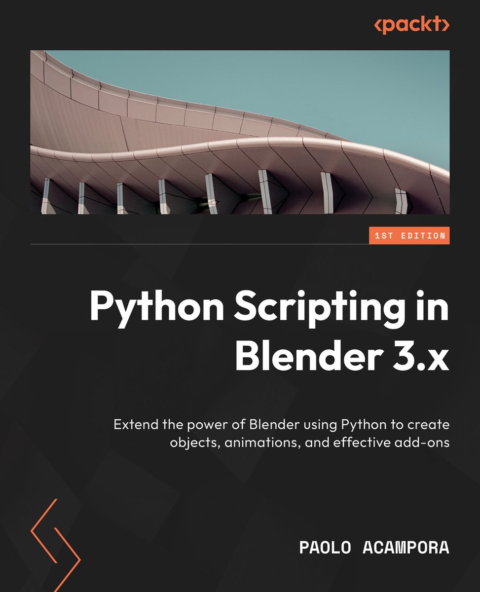 Omslag van Python Scripting in Blender