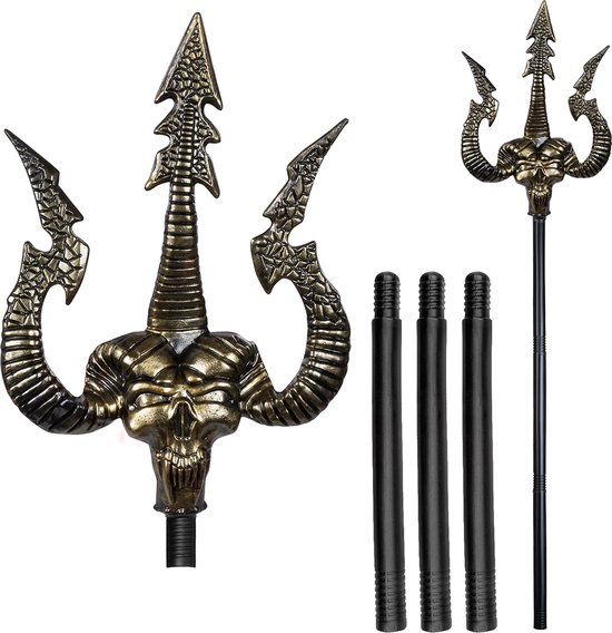 Boland - Drietand Demoon - Volwassenen - Unisex - Duivel - Halloween accessoire - decoratie - Horror