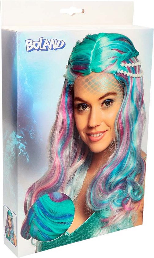 Boland Perruque Sea Pearl Mermaid Mesdames Multicolore Taille Unique