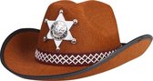 Boland - Kinderhoed Sheriff bruin Bruin - 55 - Kinderen - Jongens en meisjes - Cowboy - Indiaan