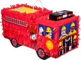 Boland - Piñata Brandweerwagen - Verjaardag, Kinderfeestje, Themafeest - Voertuigen