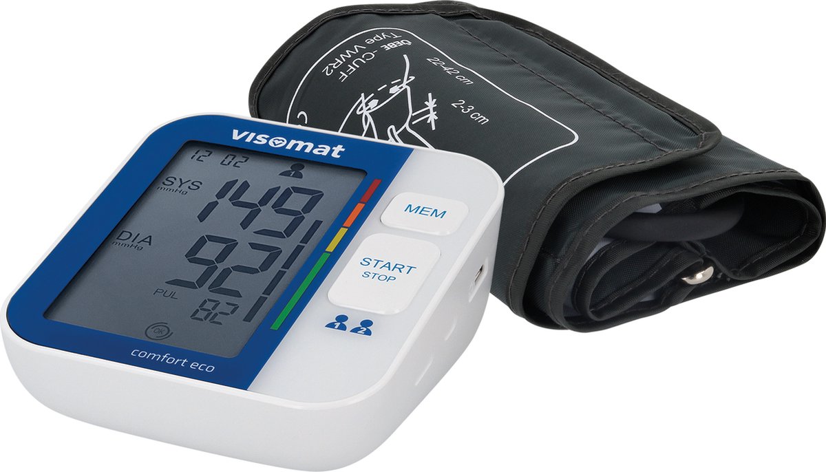 Visomat Comfort Eco bovenarm bloeddrukmeter | bol.com