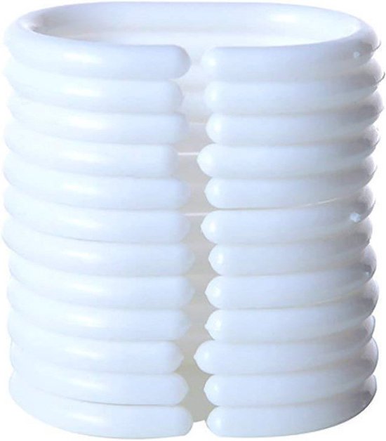 Livetti Badkamer Set 3 Delige Douchegordijn Badmat Wcmat Creme Azia