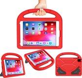 Tablethoes Geschikt voor: Apple iPad Mini 6 / Apple iPad Mini 2021 8.3 inch - A2567 / A2568 / A2569 Siliconen hoes voor kinderen Schokbestendig hoesje met handvat en standaard - rood