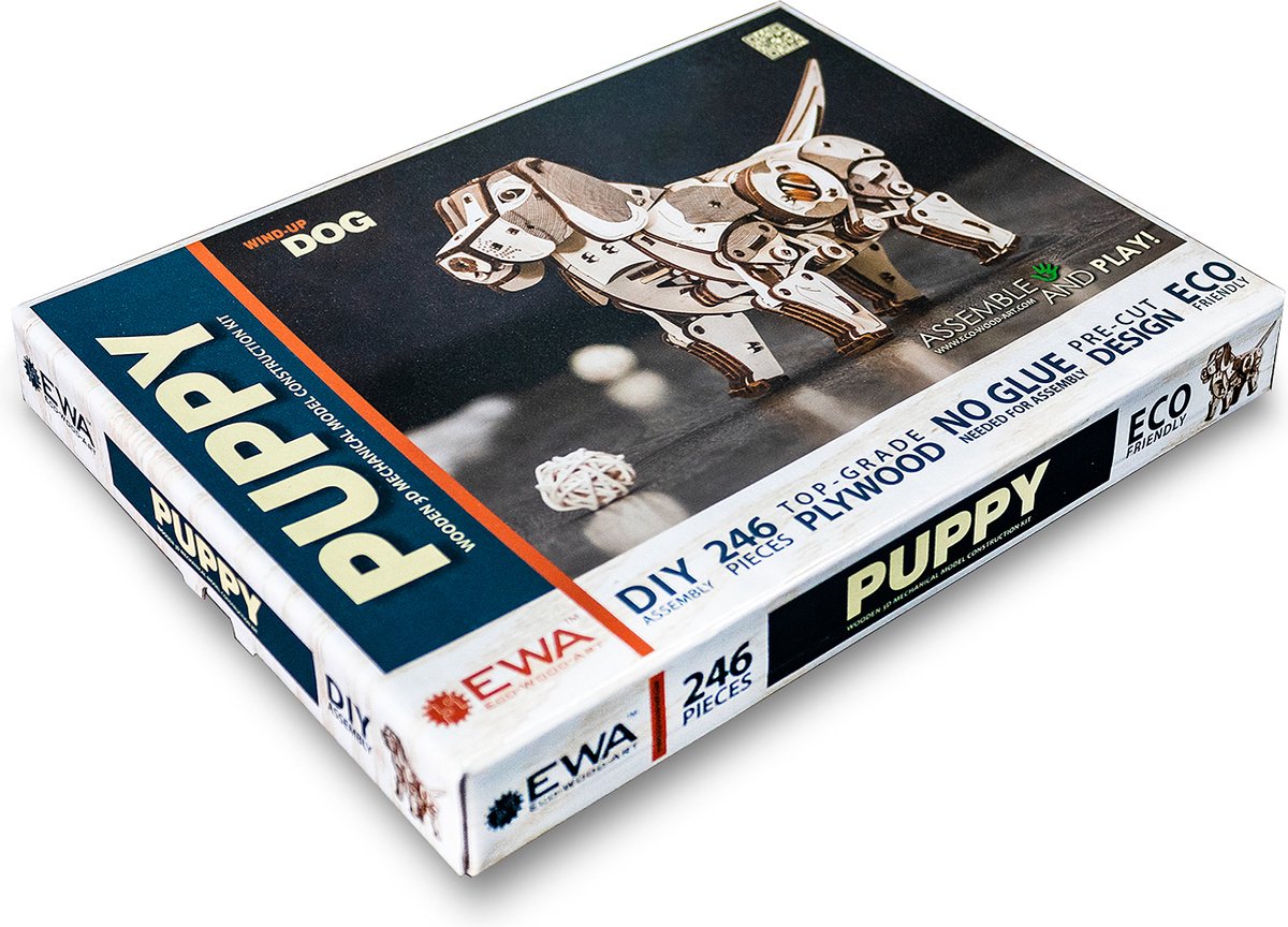 Eco-Wood-Art Puppy - Houten Modelbouw