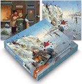 Carte de Noël Art Revisited Marius van Dokkum - 5 x restes de Noël + 5 x plaisir de la crème glacée