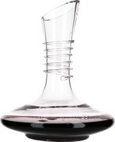 Vinata Milano decanter - 1.8 Liter - Karaf kristal - Wijn decanteerder - Handgemaakte wijn beluchter